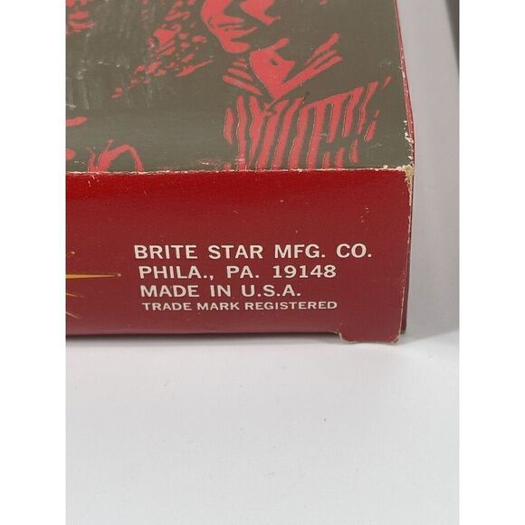 3 Vintage NOS Brite Star Gold Tinsel Garlands 18’ By 1.5” New In Original Boxes - Picture 4 of 6